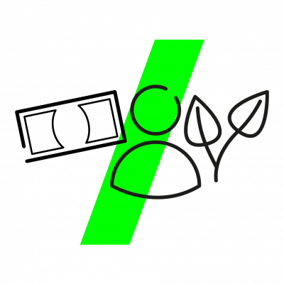 Ikon for de tre bund linjer