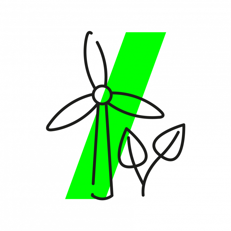 Ikon for miljø og klima